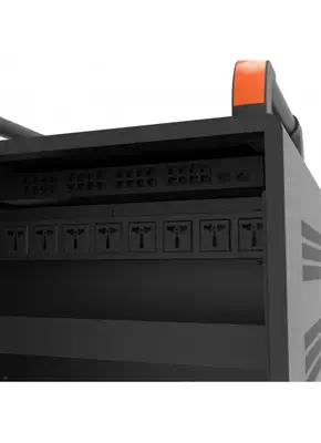 Port Designs 901973 chariot et rangement roulant Module de charge et de gestion Noir - Accessoire Vidéoprojecteur - visuel 5