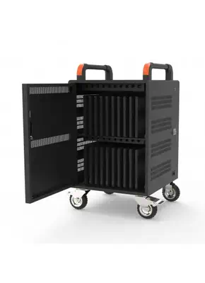 Port Designs 901973 chariot et rangement roulant Module de charge et de gestion Noir - Accessoire Vidéoprojecteur - visuel 1