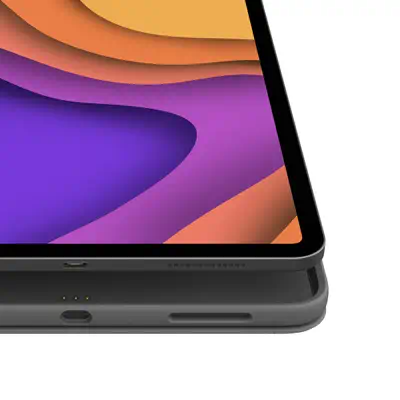 Logitech Folio Touch QWERTZ Allemand Smart Connector Gris - Clavier - visuel 3