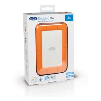 Livraison rapide LaCie Rugged Mini disque dur externe 2 To 5400 tr/min Micro-USB B 3.2 Gen 1 (3.1 Gen 1) Orange, Arge