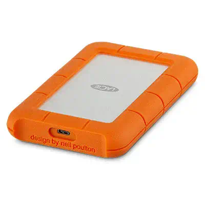 LaCie Rugged USB-C disque dur externe 4 To 5400 tr/min 2.5" USB Type-C 3.2 Gen 1 (3.1 Gen 1) Orange, - Disque dur Externe - visuel 1