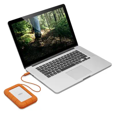 LaCie Rugged USB-C disque dur externe 5 To USB Type-C 3.2 Gen 1 (3.1 Gen 1) Gris, Jaune - Disque dur Externe - visuel 8