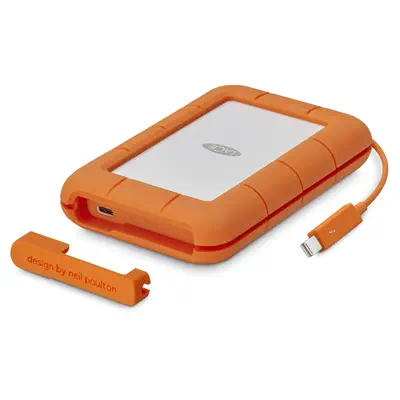 LaCie Rugged USB-C disque dur externe 5 To USB Type-C 3.2 Gen 1 (3.1 Gen 1) Gris, Jaune - Disque dur Externe - visuel 4