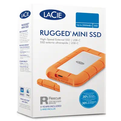 LaCie Rugged Mini disque dur externe 5 To LaCie - visuel 1 - hello RSE - LaCie Private-Public