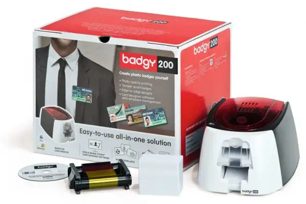 Evolis Badgy200 imprimante de cartes en plastique Sublimation de teinte/Transfert thermique Couleur  - Autre Imprimante - visuel 3