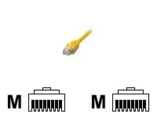 MCL Cordon de brassage RJ45 CAT 6 F/UTP - 50cm Jaune - Câble RJ et Fibre optique - visuel 1