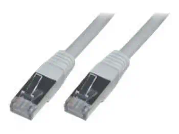 Revendeur officiel MCL Cordon Cat 5 RJ45 F/UTP - 2m Gris