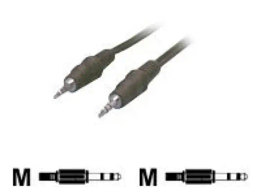 MCL Cable audio stereo jack 3,5 male / male - 10m (P - Câble Audio - visuel 1