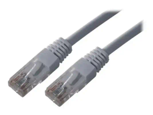 MCL network cable CAT 5e RJ45U / UTP - 0.5m Grey - Câble RJ et Fibre optique - visuel 1