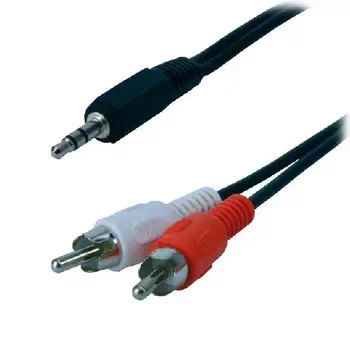Acheter MCL MC720GE-1.5M câble audio 1,5 m 3,5mm 2 x RCA Noir, Rouge, Blanc