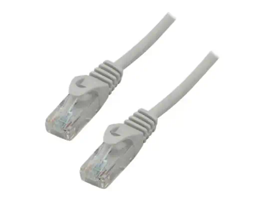 MCL Câble Cat 6 RJ45 U/UTP - 10m Gris - Câble RJ et Fibre optique - visuel 1