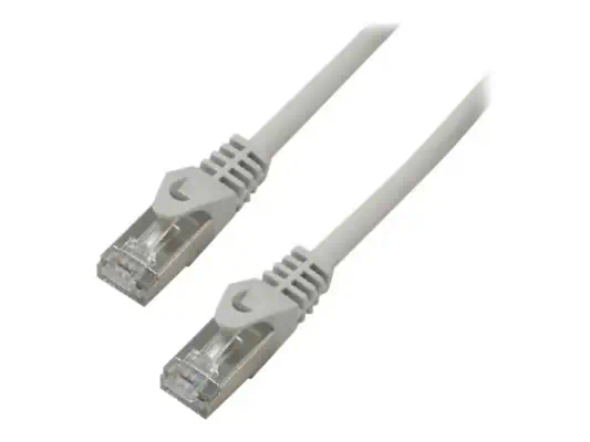 MCL Cordon Eco Cat 6 RJ45 F/UTP 10m Gris - Câble RJ et Fibre optique - visuel 1