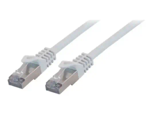 MCL FTP6-0.3M/W - Câble CAT 6 RJ45 F/UTP - 0.3m Blanc - Câble RJ et Fibre optique - visuel 1