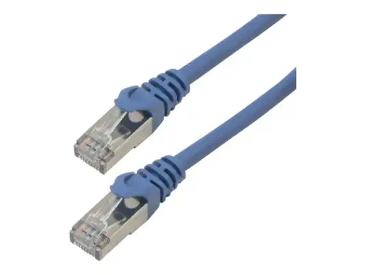 MCL CAT6A S/FTP LSZH Patch cable - 1m Blue - Câble RJ et Fibre optique - visuel 1