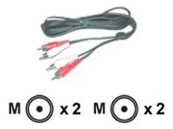 Acheter MCL Câble audio stéréo 2 x RCA mâle / mâle - 1.5m