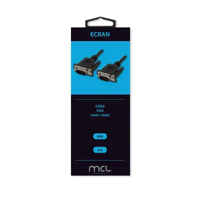 MCL MC340EZ-2M câble VGA VGA (D-Sub) Noir - Connectique - visuel 2