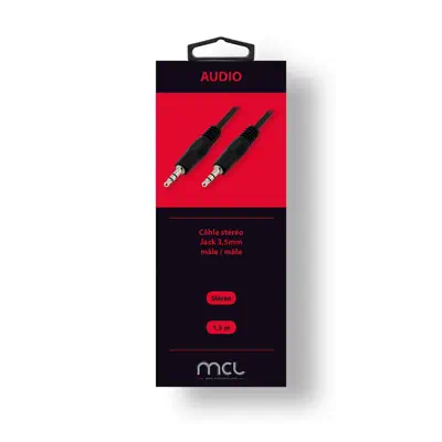 MCL 1.5m 3.5mm câble audio 1,5 m 3,5mm Noir - Connectique - visuel 2