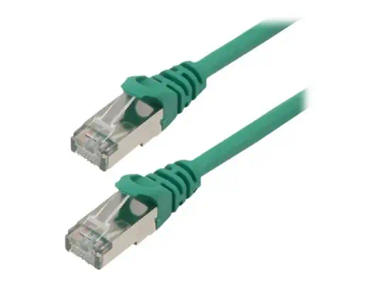 MCL CAT 6A S/FTP LSZH Patch cable - 5m Green - Câble RJ et Fibre optique - visuel 1