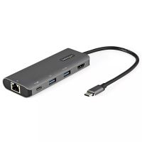 Achat StarTech.com Adaptateur Multiport USB-C - Mini Dock USB Type-C 10Gbps avec 4K 30Hz HDMI - 100W Power Delivery Passthrough - Hub USB 3 Ports, GbE - Muti-dock USB 3.1/3.2 Gen 2 - Câble 25cm sur hello RSE