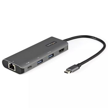 Achat StarTech.com Adaptateur Multiport USB-C - Mini Dock USB Type-C 10Gbps avec 4K 30Hz HDMI - 100W Power Delivery Passthrough - Hub USB 3 Ports, GbE - Muti-dock USB 3.1/3.2 Gen 2 - Câble 25cm - 0065030887762