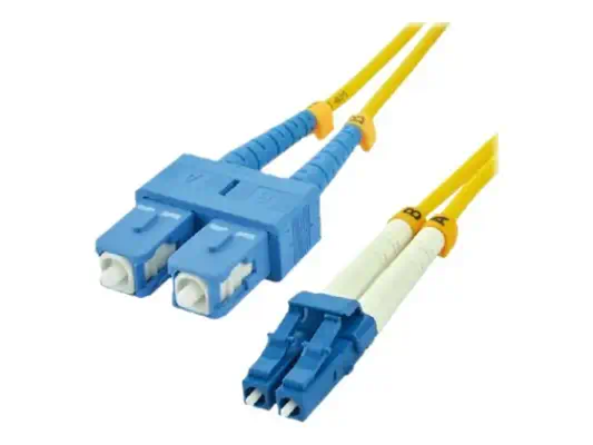 MCL SC/LC duplex singlemode 9/125 OS2 optical fiber - 15m - Câble RJ et Fibre optique - visuel 1