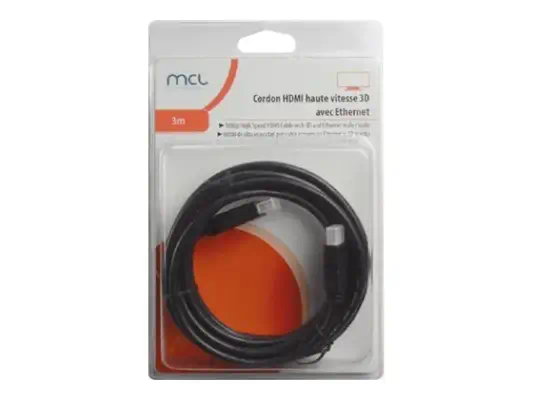 MCL CABLE VIDEO HDMI 1080P 3D AVEC ETHERNET - 3M - Câble Audio - visuel 2