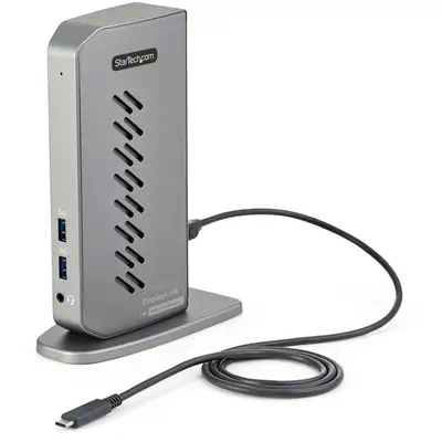 Dock USB-C USB-A - Station d'Accueil USB 3.0 Hybride Universelle pour PC Portable USB-C ou USB-A - D - StarTech - Station d'accueil pour portable - visuel 6