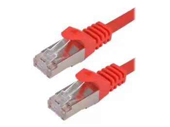 Comparaison MCL CAT 7 S/FTP LSZH Patch cable - 0.5m Red