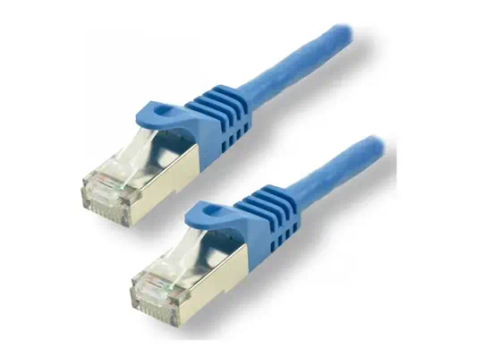 MCL CAT 7 S/FTP LSZH Patch cable - 2m Blue - Câble RJ et Fibre optique - visuel 1