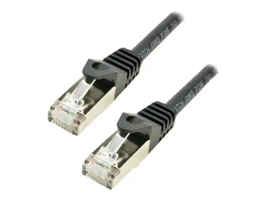MCL CAT 7 S/FTP LSZH Patch cable - 3m Black - Câble RJ et Fibre optique - visuel 1