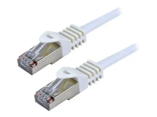 MCL CAT 7 S/FTP LSZH Patch cable - 3m White - Câble RJ et Fibre optique - visuel 1