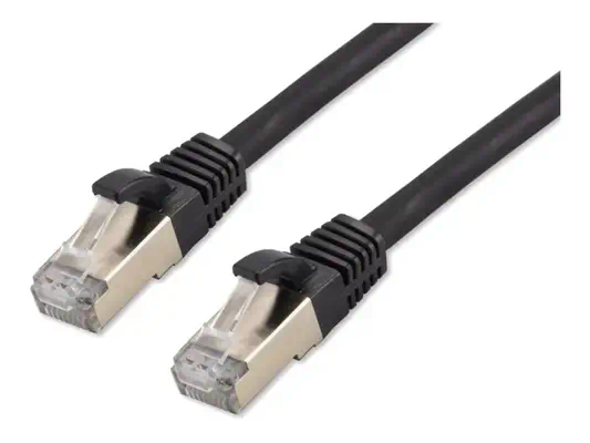 MCL CAT 8.1 S/FTP LSZH Patch cable - 5m Black - Câble RJ et Fibre optique - visuel 1