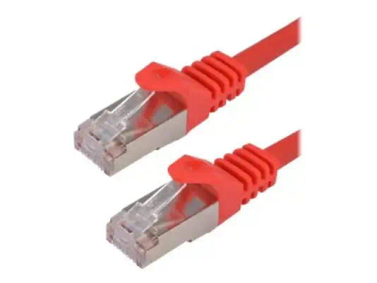 MCL CAT 7 S/FTP LSZH Patch cable - 2m Red - Câble RJ et Fibre optique - visuel 1