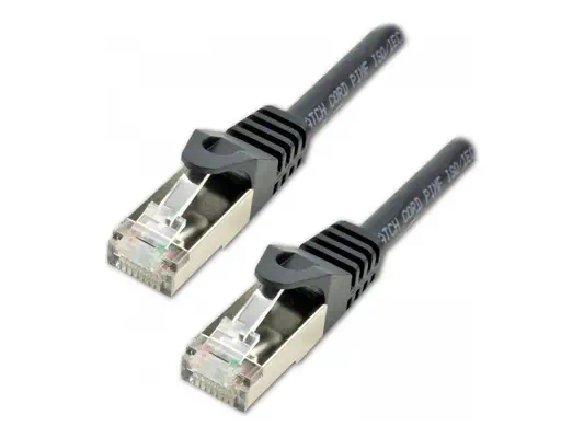 MCL CAT 7 S/FTP LSZH Patch cable - 15m Black - Câble RJ et Fibre optique - visuel 1