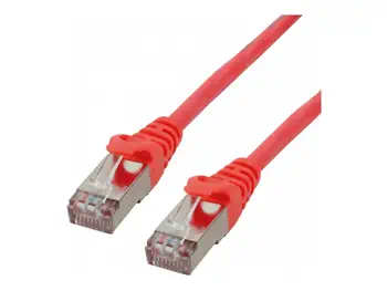 Garantie MCL CAT6A S/FTP LSZH Patch cable - 5m Red