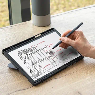 Mobilis 029030 étui pour tablette 26,7 cm (10.5") Folio Noir - Clavier - visuel 7