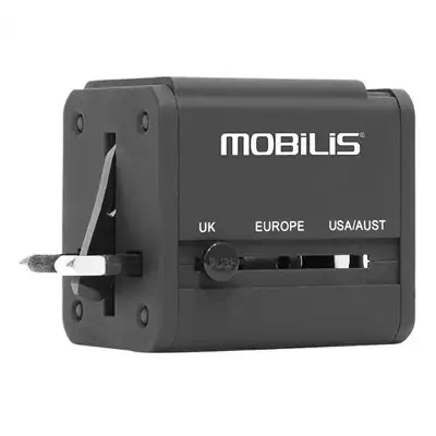 Mobilis 001243 chargeur d'appareils mobiles Universel Noir Secteur Intérieure - Chargeur et alimentation - visuel 1