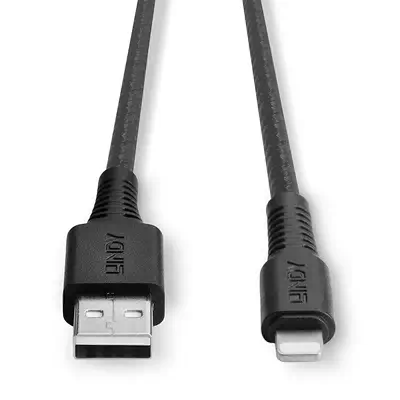 Lindy 31292 câble Lightning 2 m Noir - Connectique - visuel 4