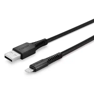 Achat LINDY 3m Reinforced USB Type A to Lightning sur hello RSE - visuel 5