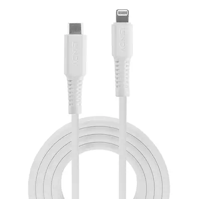 Vente LINDY 3m USB C to Lightning Cable White Lindy au meilleur prix - visuel 2