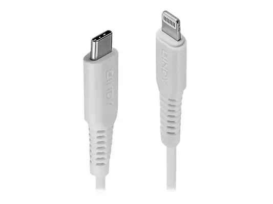 LINDY 3m USB C to Lightning Cable White - Lindy - Câble Audio - visuel 2