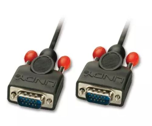 Achat LINDY VGA Cable Black Coax M/M 1m without ferrite core 1:1 - 4002888314404