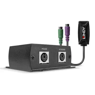 Lindy 32681 extension KVM Émetteur et récepteur - Connectique - visuel 1