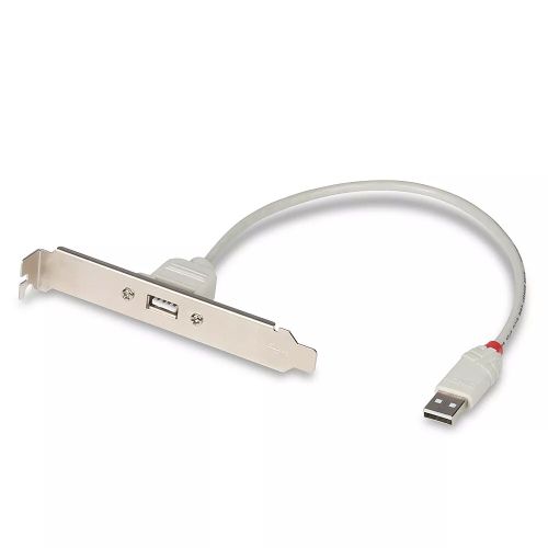 Revendeur officiel LINDY USB PC back plate 1x USB Type A
