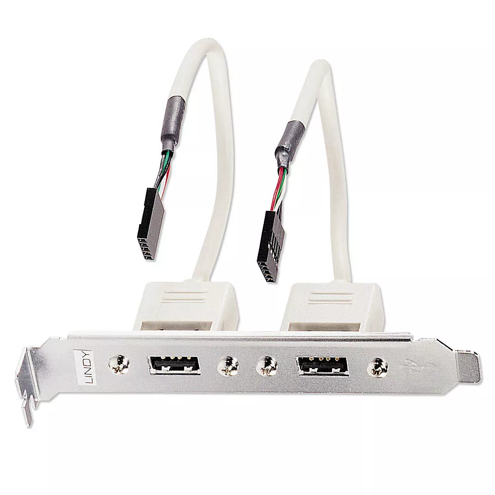 Revendeur officiel Câble Audio LINDY USB Cable internal/external with slotbracket