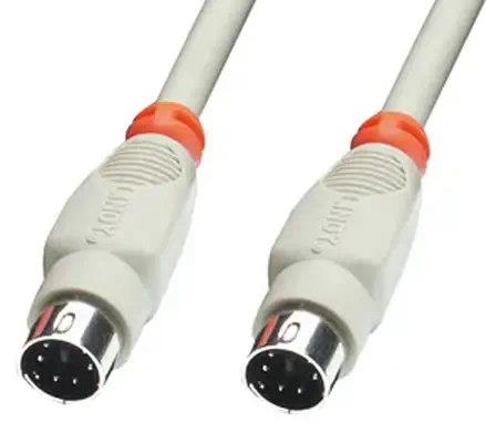 LINDY PS/2 connection cable m/m 2m mini DIN 6p - Lindy - Câble divers - visuel 1