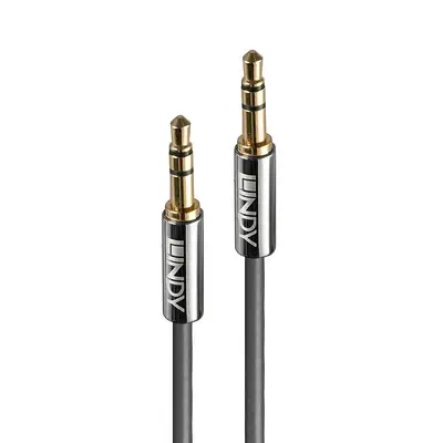 Lindy Câble Audio Jack 3.5mm, Cromo Line, 1m - Connectique - visuel 1