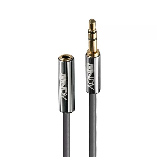Revendeur officiel Câble Audio LINDY Cromo Line Audio Cable Stereo 3.5mm-3.5mm M-F 0