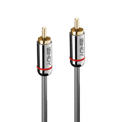 Lindy Câble Audio numérique (RCA), Cromo Line, 2m - Connectique - visuel 1