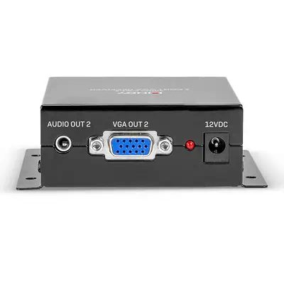 Lindy Récepteur VGA Cat.6 2 ports, 300m - Connectique - visuel 3